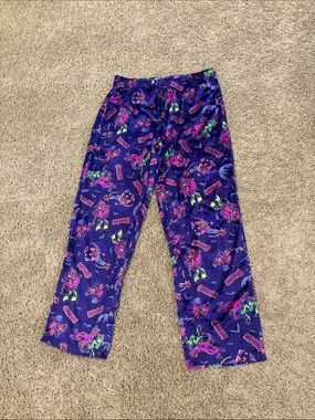Purple Neon Print Lounge Pajama Pants